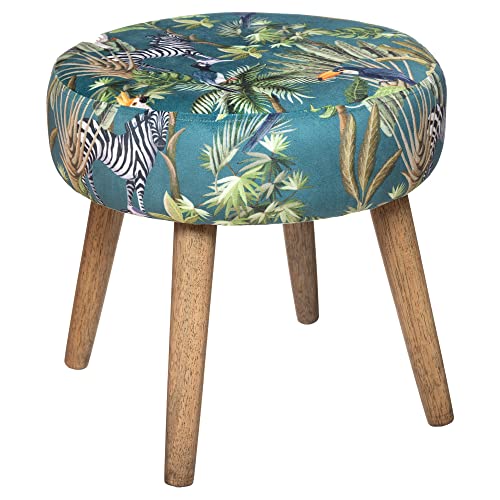 Atmosphera - Hocker Sango - Baumwolle - Mehrfarbig von ATMOSPHERA CREATEUR D'INTERIEUR