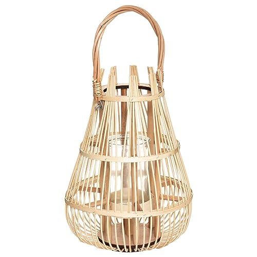 Atmosphera - Hohe Korblaterne - H. 37,5 cm - Beige Atmosphera - Hohe Korblaterne - H. 37,5 cm - Beige von ATMOSPHERA CREATEUR D'INTERIEUR