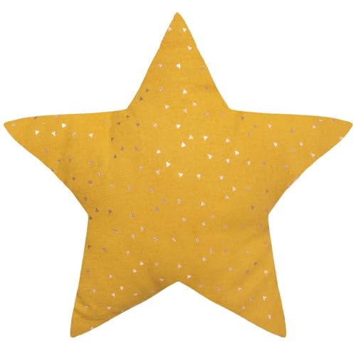 Atmosphera - Kinderkissen Berlingot Stern - Baumwolle - ockergelb - 40x40 cm - Ocker Atmosphera - Kinderkissen Berlingot Stern - Baumwolle - ockergelb - 40x40 cm - Ocker von ATMOSPHERA CREATEUR D'INTERIEUR
