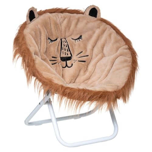 Atmosphera - Kinderklappsessel Lion - kastanienbraun - Mehrfarbig von ATMOSPHERA CREATEUR D'INTERIEUR