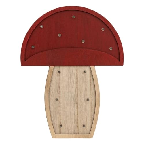 Atmosphera - Kinderlampe pilz Luck Holz h23cm von ATMOSPHERA CREATEUR D'INTERIEUR