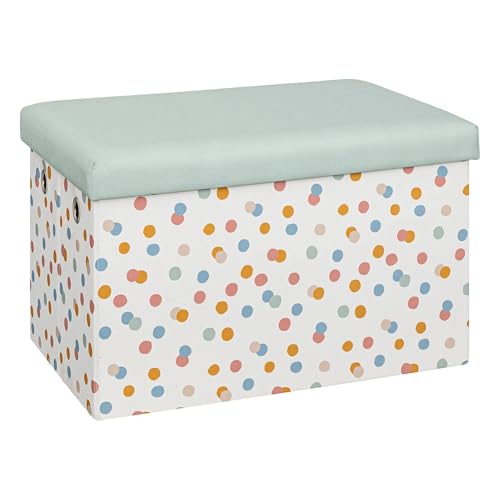 Atmosphera - Kindersitzsack faltbar enio blau 57x36cm von ATMOSPHERA CREATEUR D'INTERIEUR