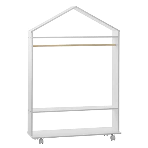 Atmosphera - Kinderkleiderschrank mit Rollen - Weiß von ATMOSPHERA CREATEUR D'INTERIEUR
