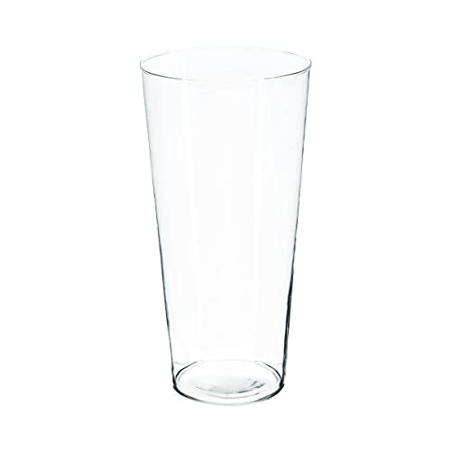 Atmosphera - Konische Vase - Glas - H30 cm - Transparent von ATMOSPHERA CREATEUR D'INTERIEUR