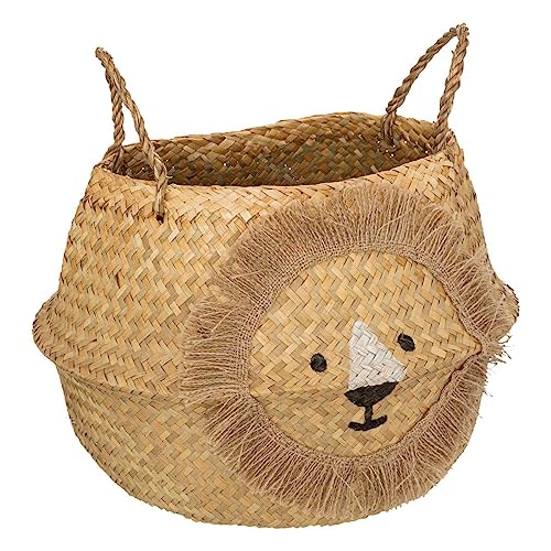 Atmosphera - Korb Lion Schilf - Braun von ATMOSPHERA CREATEUR D'INTERIEUR