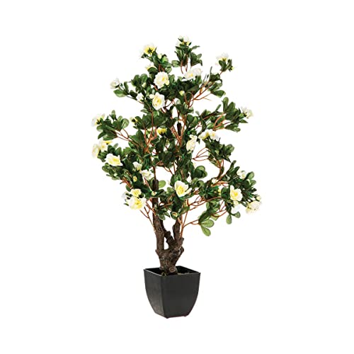 Atmosphera - Künstliche Azalee H 81 cm - Weiß von ATMOSPHERA CREATEUR D'INTERIEUR