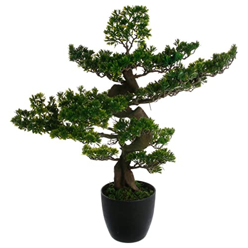 Atmosphera - Künstlicher Bonsai H 80 cm - Grün von ATMOSPHERA CREATEUR D'INTERIEUR