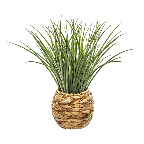 Atmosphera - Kunstgras in geflochtenem Topf - H48-5 cm - Beige von ATMOSPHERA CREATEUR D'INTERIEUR
