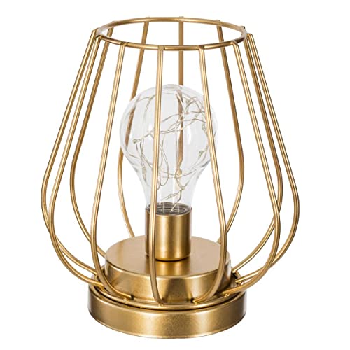 Atmosphera – Lampe Micro-LED Madi – Metall kabelgebunden – goldfarben – Höhe 17 cm von ATMOSPHERA CREATEUR D'INTERIEUR