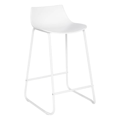 Atmosphera - Barhocker Otac Metall - weiß - Weiß von ATMOSPHERA CREATEUR D'INTERIEUR