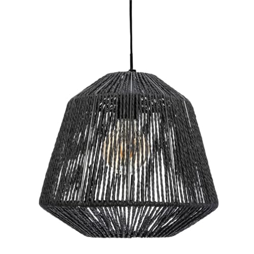 Atmosphera Pendelleuchte Jily schwarz – Seil D29 cm von ATMOSPHERA CREATEUR D'INTERIEUR