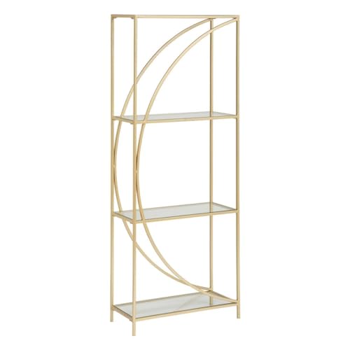 Atmosphera - Regal Artif Metall und gehärtetes Glas - Gold - 56x151-5 cm - Golden Atmosphera - Regal Artif Metall und gehärtetes Glas - Gold - 56x151-5 cm - Golden von ATMOSPHERA CREATEUR D'INTERIEUR