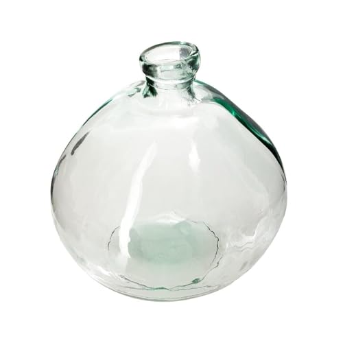 Atmosphera - Runde Vase - recyceltes Glas - transparent - D23 cm - Transparent von AC-Déco