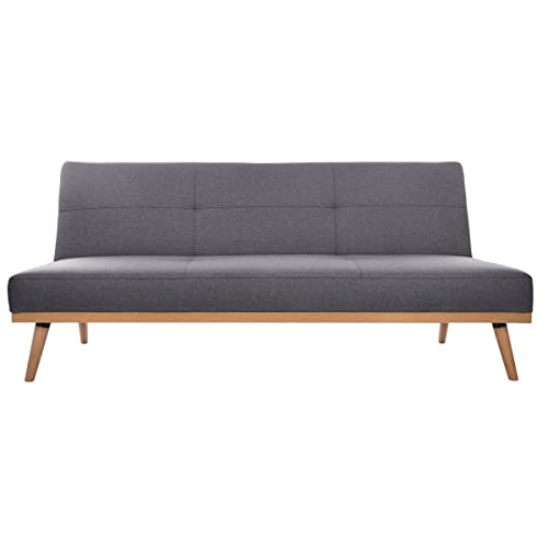 Atmosphera - Schlafsofa Dohan 3-Sitzer - Dunkelgrau von ATMOSPHERA CREATEUR D'INTERIEUR