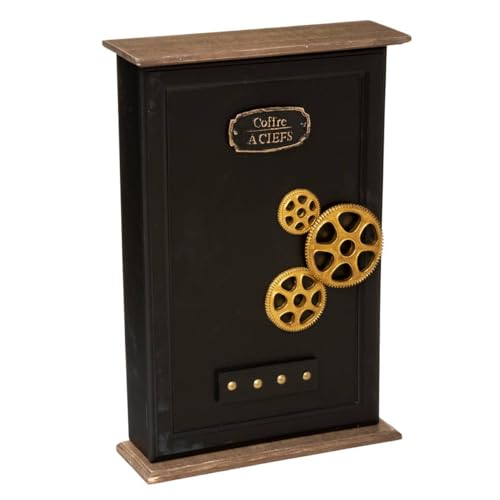 Atmosphera - Schlüsselkasten Flower - 26x38 cm - Schwarz von ATMOSPHERA CREATEUR D'INTERIEUR
