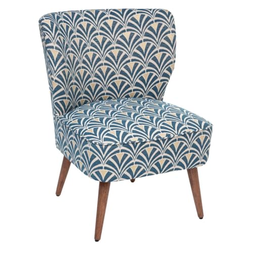 Atmosphera - Sessel Chiara - blau - Blau von ATMOSPHERA CREATEUR D'INTERIEUR
