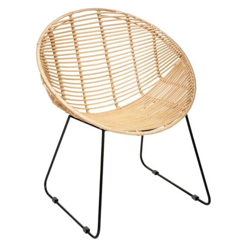 Atmosphera - Sessel Laora - Metall & Rattan - Beige Atmosphera - Sessel Laora - Metall & Rattan - Beige von ATMOSPHERA CREATEUR D'INTERIEUR