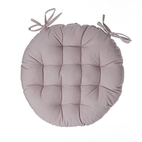 Atmosphera - Sitzauflage rund aus Baumwolle und Leinen D 38 cm - Beige Atmosphera - Sitzauflage rund aus Baumwolle und Leinen D 38 cm - Beige von ATMOSPHERA CREATEUR D'INTERIEUR