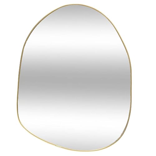 Atmosphera - Spiegel Roman Holz - Gold - H.39 cm - Gold von ATMOSPHERA CREATEUR D'INTERIEUR