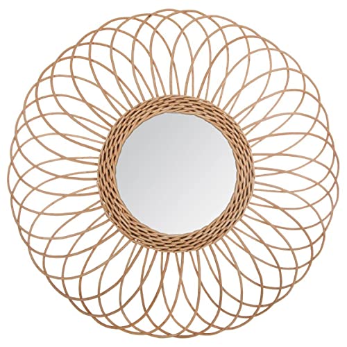 Atmosphera - Spiegel 'Rosace' - Rattan D 58 cm - Beige Atmosphera - Spiegel 'Rosace' - Rattan D 58 cm - Beige von ATMOSPHERA CREATEUR D'INTERIEUR