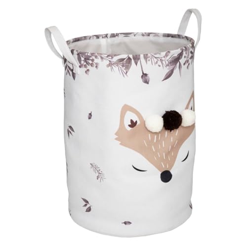 Atmosphera - Spielzeugkasten Renard - Stoff H. 50 cm - Mehrfarbig von ATMOSPHERA CREATEUR D'INTERIEUR