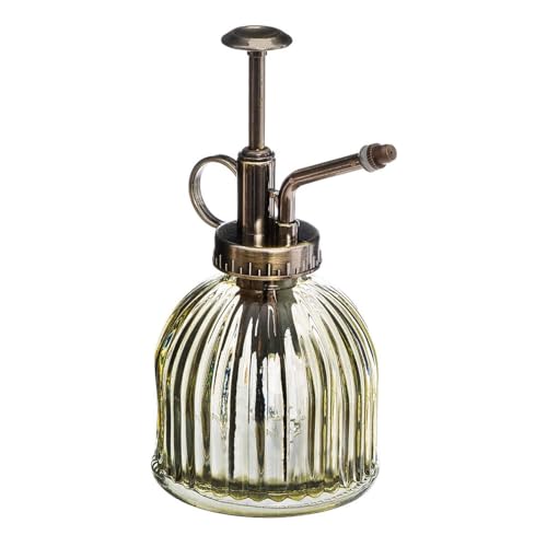 Atmosphera - Sprühflasche Vintage - Glas - D9 cm - Grün von ATMOSPHERA CREATEUR D'INTERIEUR