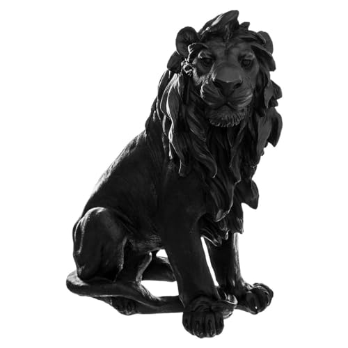 Atmosphera - Statuette löwe kunstharz h31,5cm - H. 31 cm von ATMOSPHERA CREATEUR D'INTERIEUR