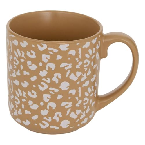Atmosphera - Tasse l leopard ass 50cl - beige von ATMOSPHERA CREATEUR D'INTERIEUR