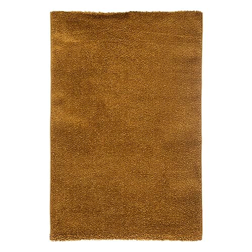 Atmosphera - Teppich Jute - Ockergelb - 100x150 cm - Senfgelb von ATMOSPHERA CREATEUR D'INTERIEUR