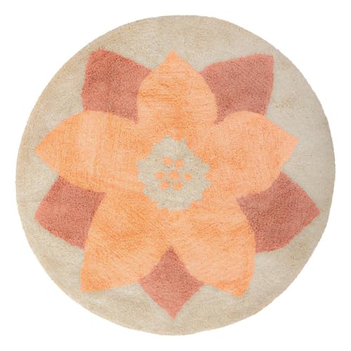 Atmosphera - Teppich anny rosa d100cm von ATMOSPHERA CREATEUR D'INTERIEUR