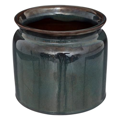 Atmosphera - Topf Bota Keramik - blau - D16-5 cm - Blau von ATMOSPHERA CREATEUR D'INTERIEUR