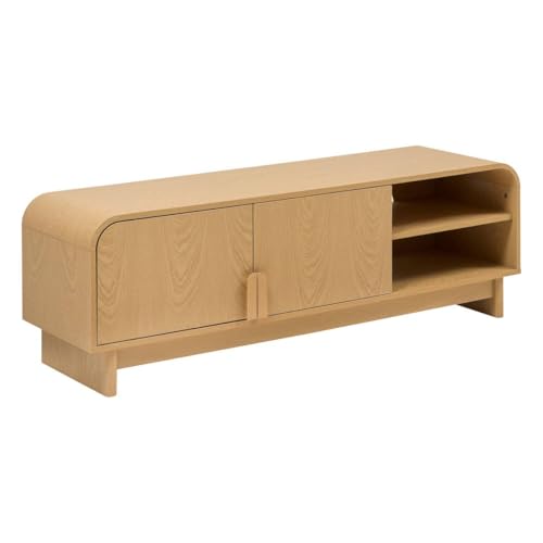 Atmosphera - Unterschrank 2 türen 1 Regal lee beige 140x40cm von ATMOSPHERA CREATEUR D'INTERIEUR