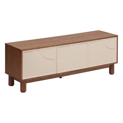 Atmosphera - Unterschrank 2 türen 4 Regale jilani braun 140x40cm von ATMOSPHERA CREATEUR D'INTERIEUR