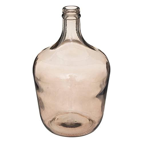 Atmosphera - Vase Dame Jeanne recyceltes Glas - H30 cm - Grau von ATMOSPHERA CREATEUR D'INTERIEUR