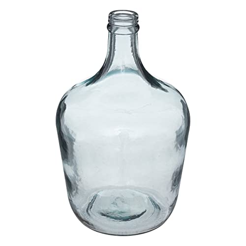 Atmosphera - Vase Dame Jeanne recyceltes Glas - blau - H30 cm - Blau von ATMOSPHERA CREATEUR D'INTERIEUR