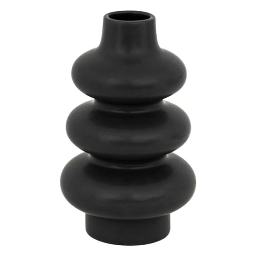 Atmosphera - Keramikvase clothilde schwarz h25cm von ATMOSPHERA CREATEUR D'INTERIEUR