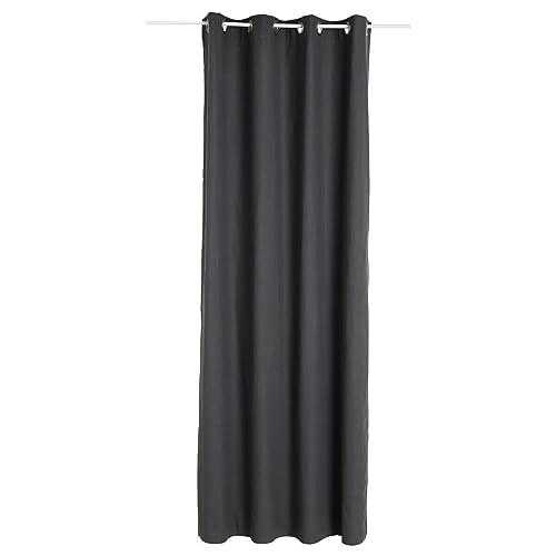 Vorhang Panama – Dunkelgrau – 140 x 260 cm – Atmosphera Designer Innen von ATMOSPHERA CREATEUR D'INTERIEUR