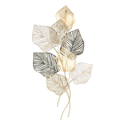 Atmosphera - Wanddeko nadia metall gold schwarz 100x53cm von ATMOSPHERA CREATEUR D'INTERIEUR