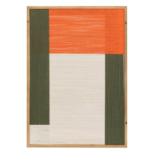 Atmosphera - Wanddeko "tissia" orange 50x70cm von ATMOSPHERA CREATEUR D'INTERIEUR