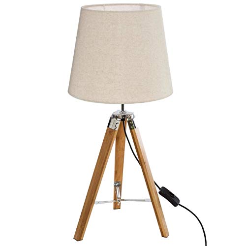 Bambus Runo Stativ Holzlampe von ATMOSPHERA CREATEUR D'INTERIEUR