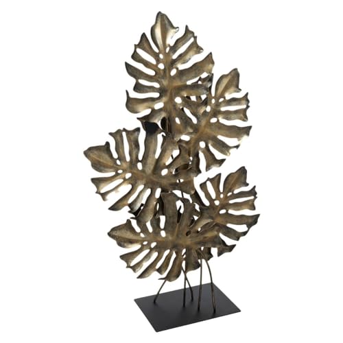 Atmosphera - Deko Blätter Monstera H59 cm - Bronze von ATMOSPHERA CREATEUR D'INTERIEUR