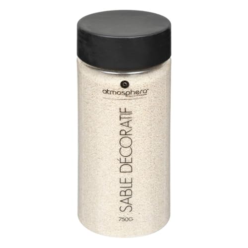 Atmosphera - Dekosand, beige, 750g - Leinen weiß von ATMOSPHERA CREATEUR D'INTERIEUR