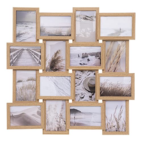 Fotocollage 16 Naturfotos aus MDF-Holzplatten von ATMOSPHERA CREATEUR D'INTERIEUR