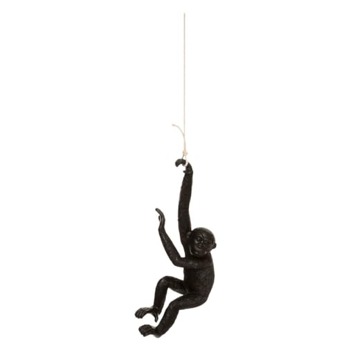 Atmosphera - Hängende Affenstatuette "Safari" - Kunstharz - weiß - H39-5 cm - Model 3 von ATMOSPHERA CREATEUR D'INTERIEUR