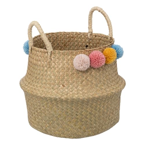 KinderKorg Pompoms Bulda - Beige - Atmosphera créateur d'intérieur von ATMOSPHERA CREATEUR D'INTERIEUR