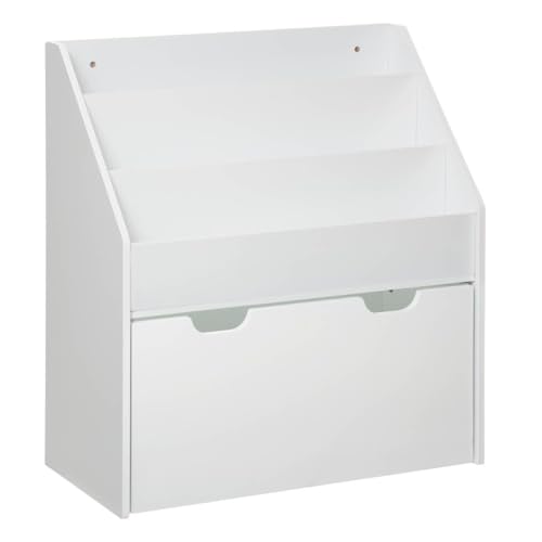 Atmosphera - Kinderbücherregal - Rollcontainer - weiß H. 70 cm - Weiß von ATMOSPHERA CREATEUR D'INTERIEUR