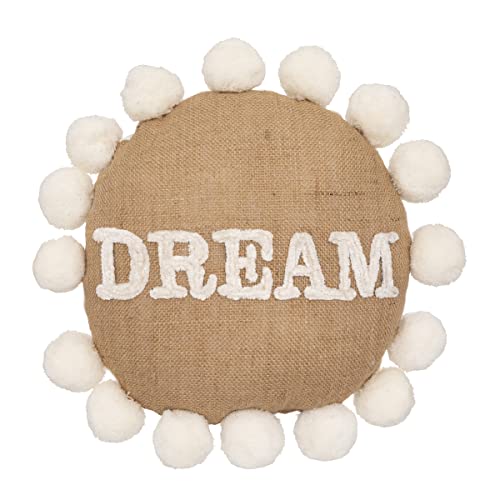 Atmosphera - Kinderkissen - Jute und Baumwolle - D30 cm - Mehrfarbig von ATMOSPHERA CREATEUR D'INTERIEUR