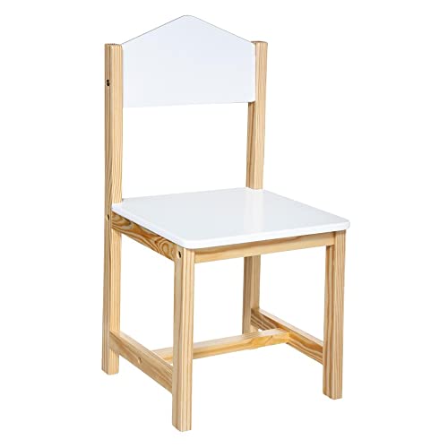 Atmosphera - Kinderstuhl Maison - weiß - Weiß von ATMOSPHERA CREATEUR D'INTERIEUR