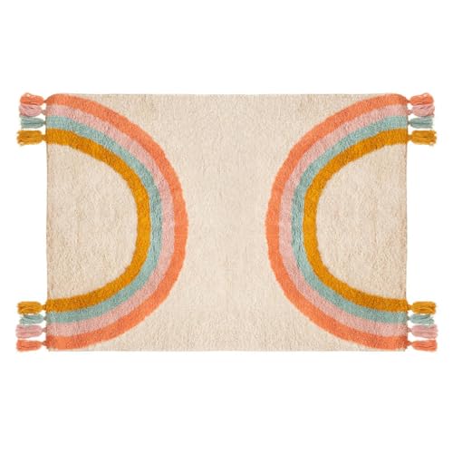 Atmosphera - Kinderteppich Carte Baumwolle - B 100 x T 1 x H 150 cm - 100x150 cm - Mehrfarbig von ATMOSPHERA CREATEUR D'INTERIEUR