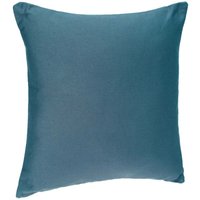 Atmosphera - Kissen mit abnehmbarem Bezug aus Baumwolle - Entenblau - 38x38 cm créateur d'intérieur von ATMOSPHERA
